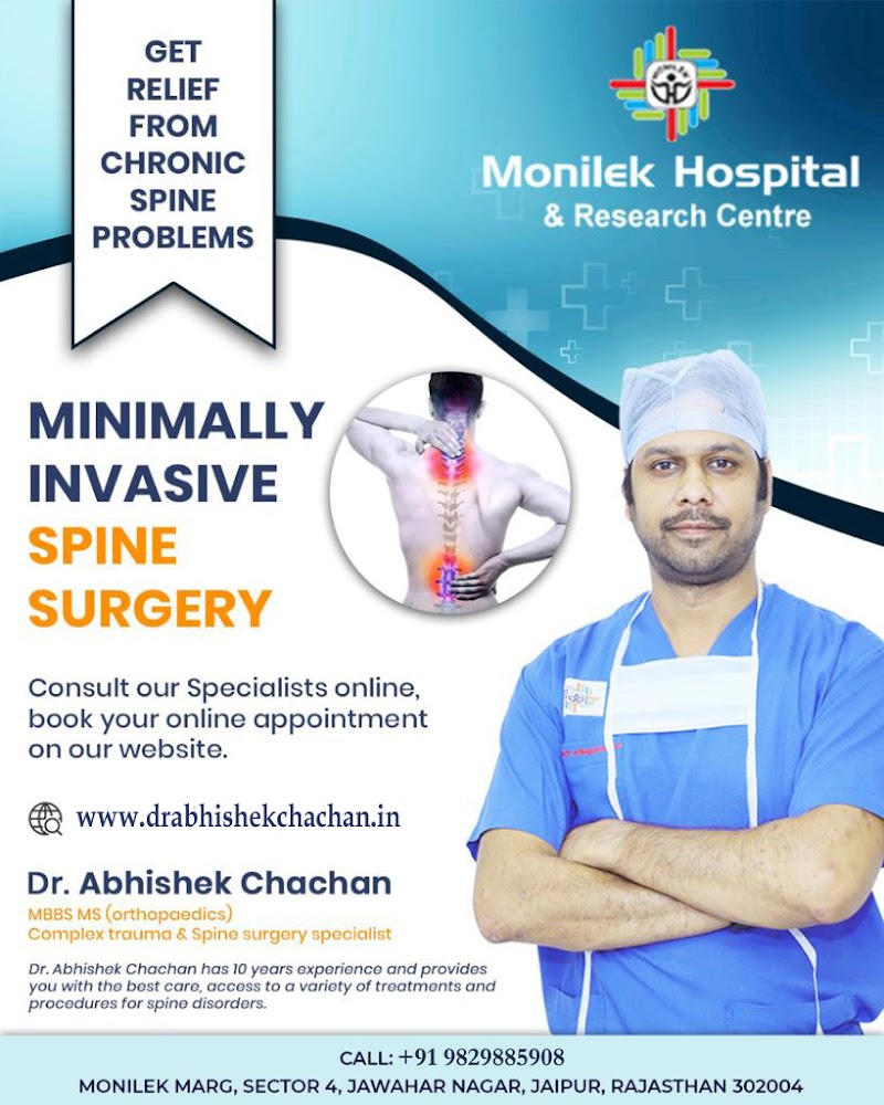 Dr. Abhishek Chachan (Best Orthopedic Surgeon in Jagatpura) - Knee,Hip & Joint Replacement Surgron | Spine Surgeon in Jaipur